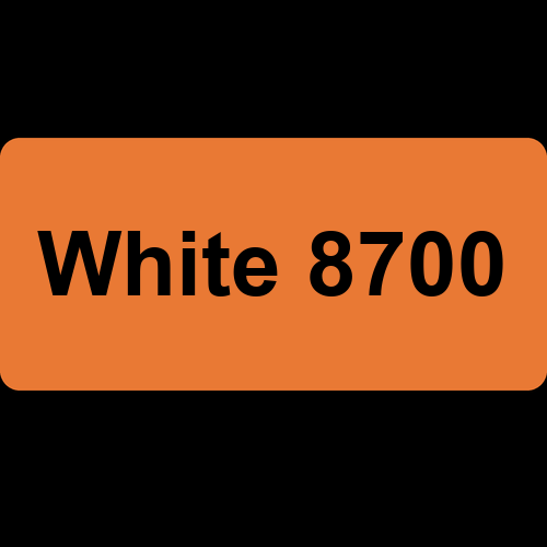 White 8700